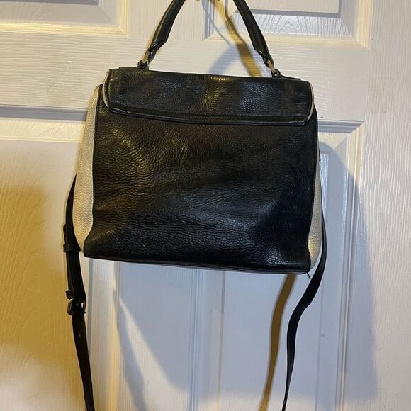 Kate Spade leather Black and Cream Leather small Satchel - Picture 5 of 16